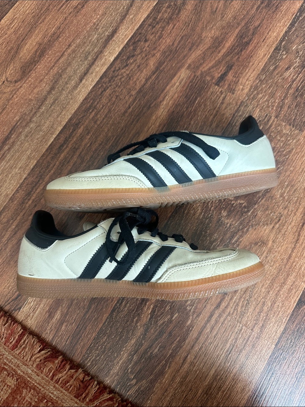 adidas Originals Samba OG "Cream White/Core Black/Sand Strata" - Picture 7 of 13